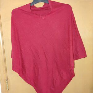 UNBRENDED Woman's 100% Cashmere Handemaded Knit Poncho ONE SIZE Used